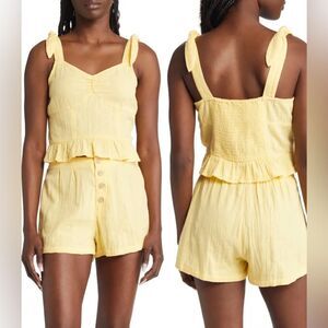 NEW WITH TAGS‎ WOMEN SIZE Large Beyond Me Cotton Crop Tank
ROXY